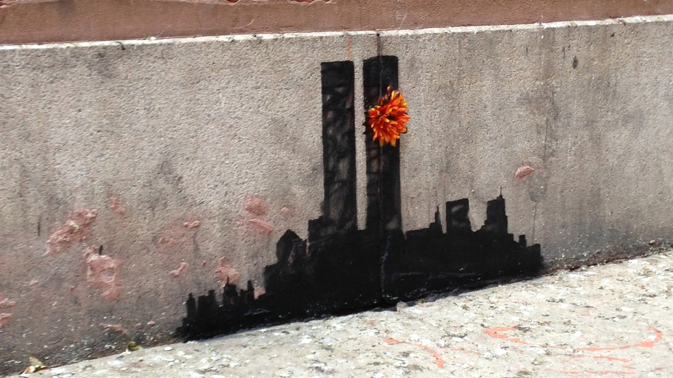 Banksy Pays Tribute in Tribeca