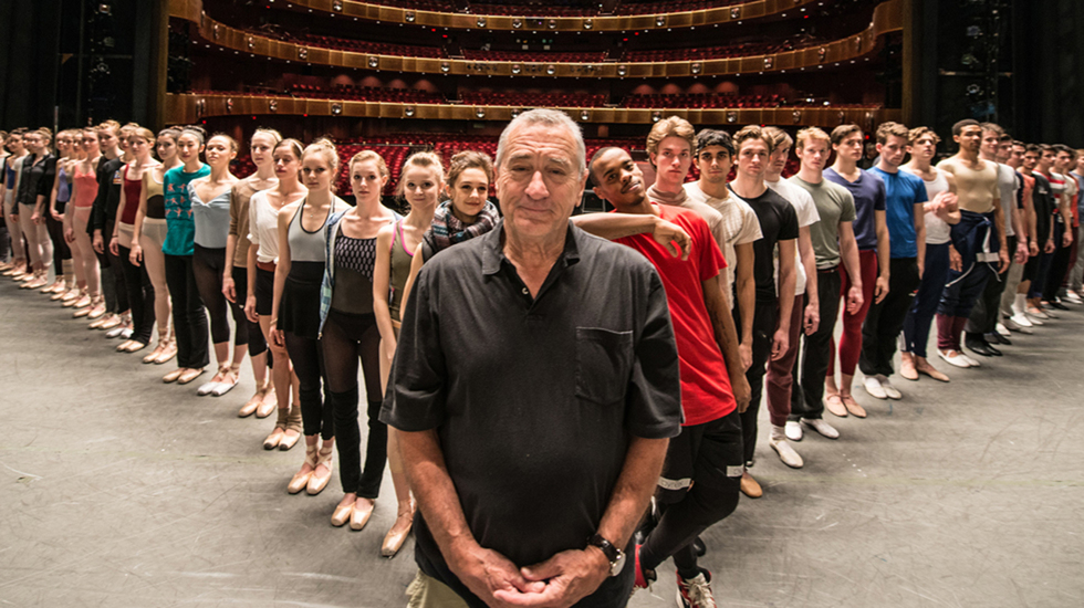 Photo: Robert De Niro Visits Artist JR at the NYC Ballet