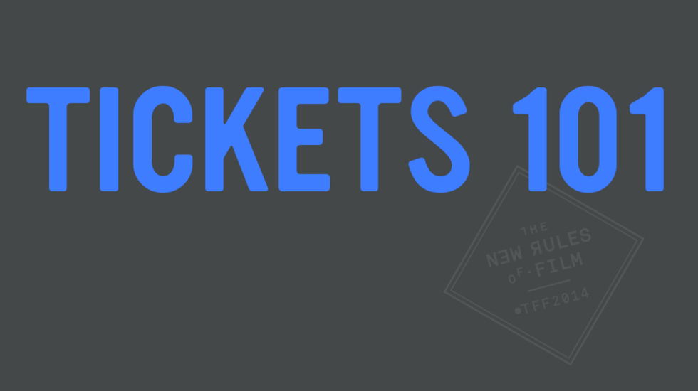 5 Ways to Purchase Tickets To TFF 2014