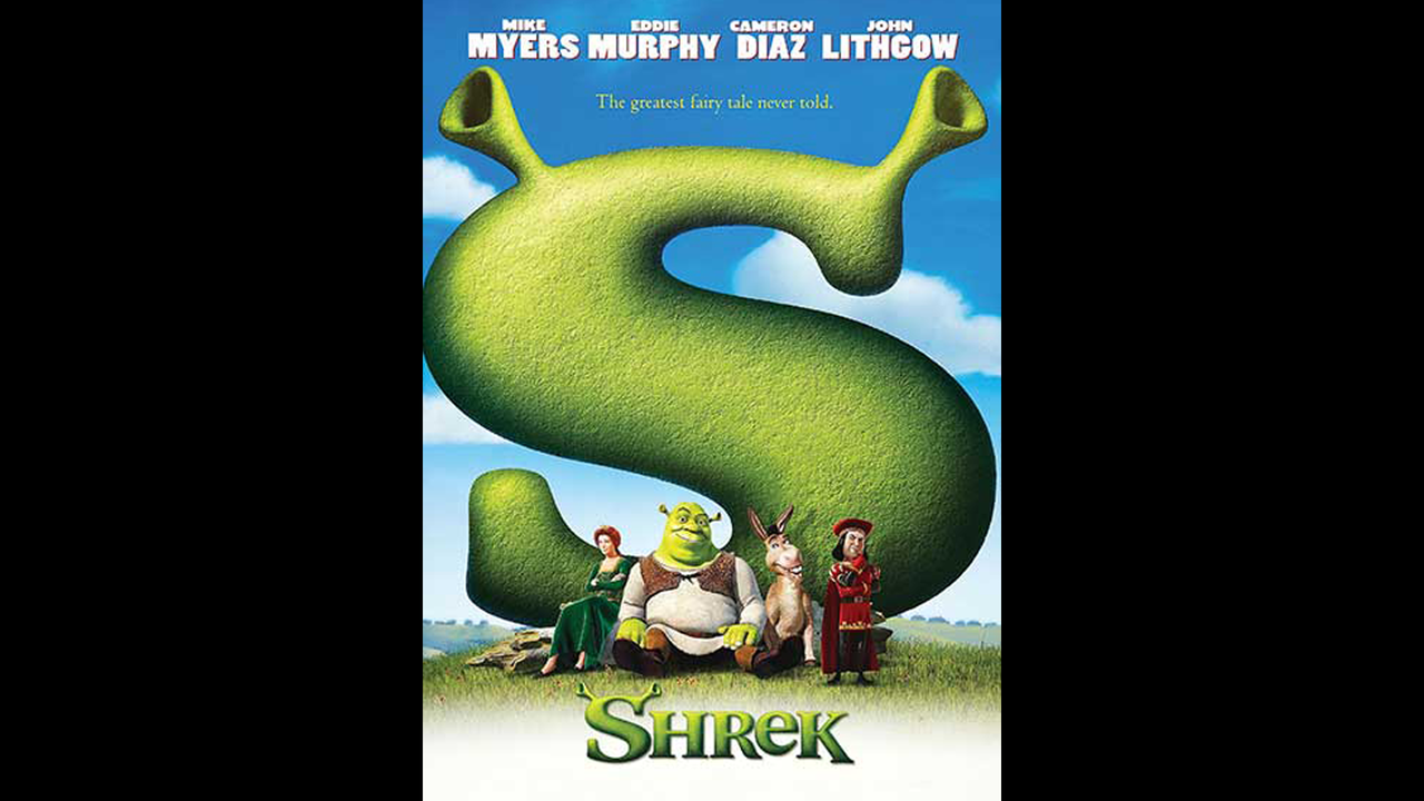 Shrek Logo png  Animated movies, Shrek, Shrek character