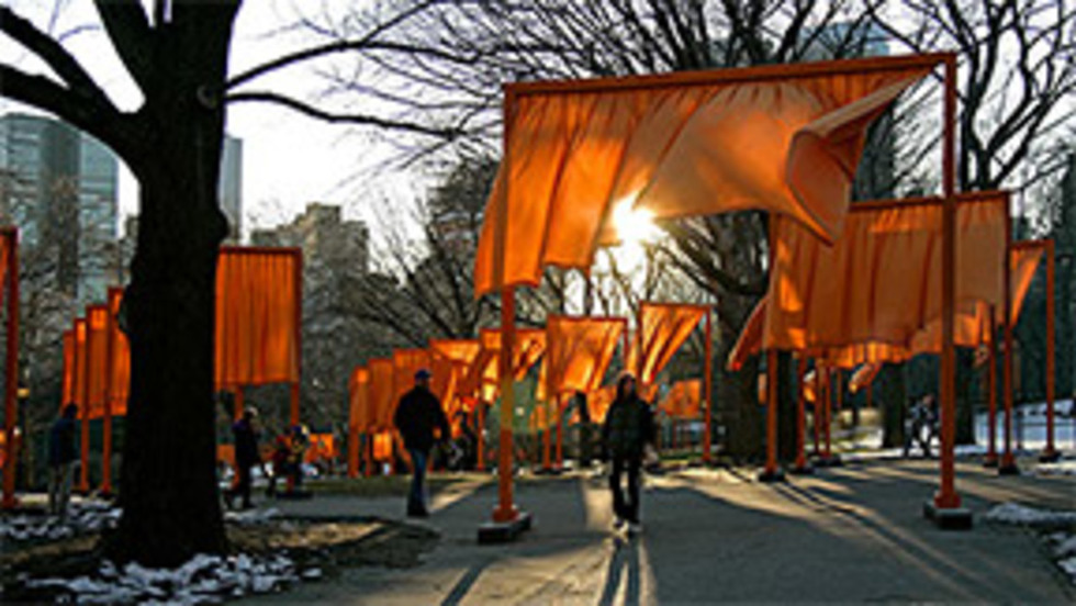 Two Works-In-Progress: The Gates and The Dalai Lama in Central Park