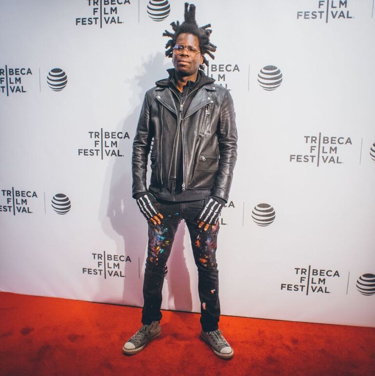 Bradley Theodore walks the red carpet during the Festival Hub's opening night before the premiere of BECOMING BRADLEY THEODORE.