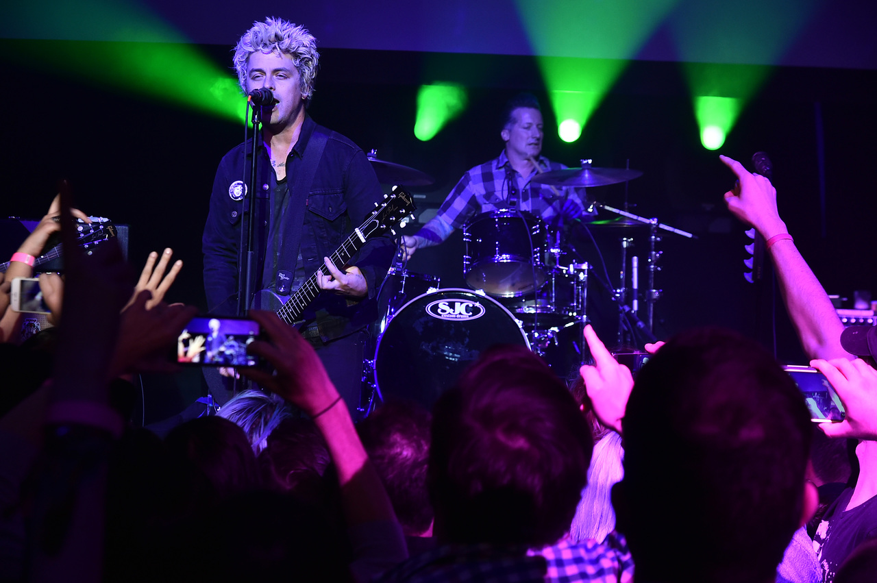 Billie Joe Armstrong and Green Day drummer Tré Cool