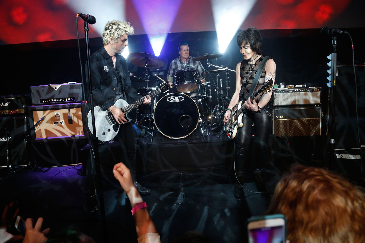 Billie Joe Armstrong, Tré Cool, Joan Jett