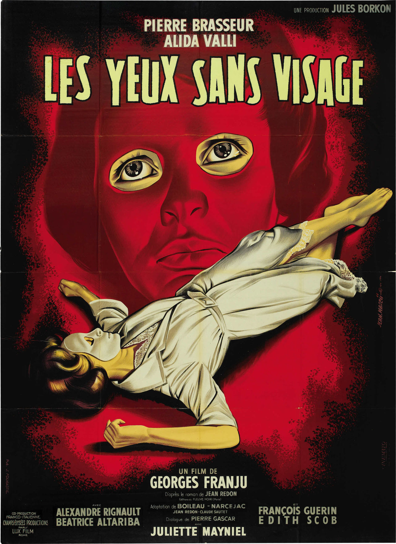 Глаза без лица фильм 1960 Постер