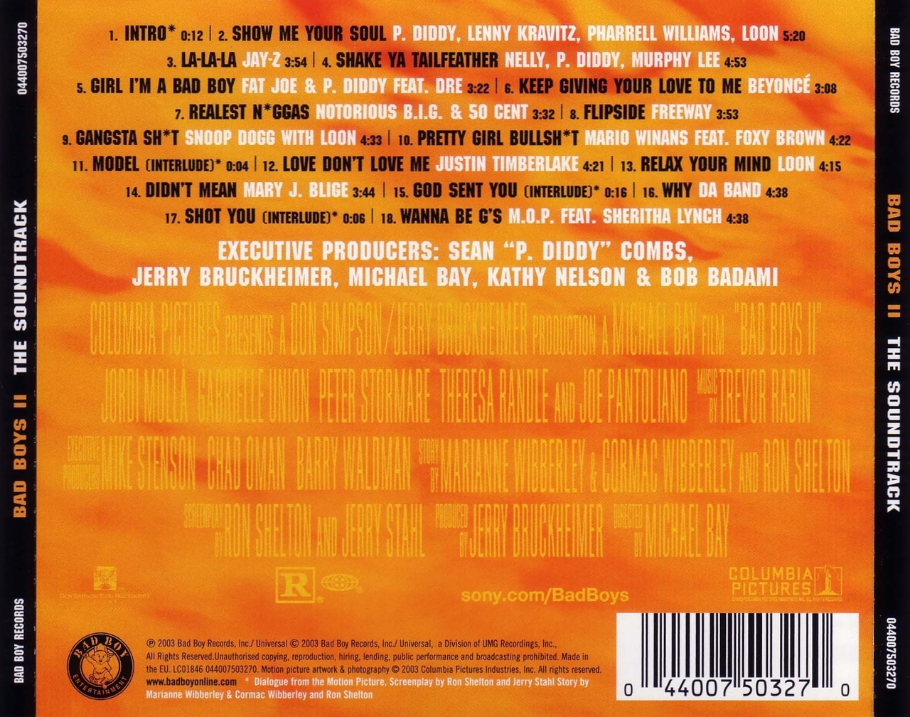 BAD BOYS II (2003): "Shake Ya Tailfeather," Murphy Lee feat. Nelly & Diddy
